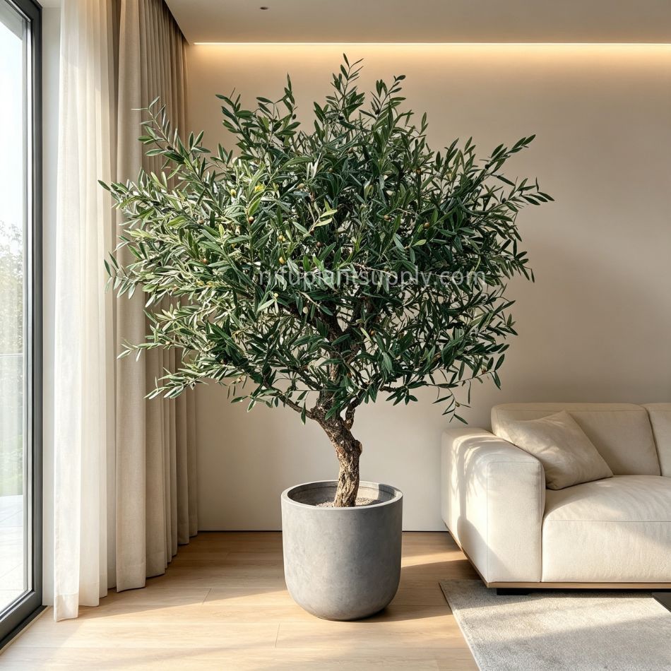 220CM Premium Quality Artificial Olive Potted Tree for Indoor Decor,220CM Premium Quality Artificial Olive Potted Tree for Indoor Decor
