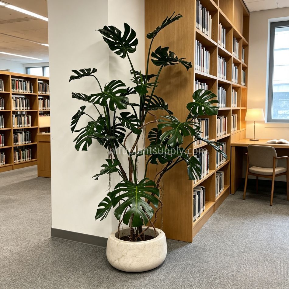195CM High Similarity Artificial Monstera Plant Tropical Tree for Indoor Decor,195CM High Similarity Artificial Monstera Plant Tropical Tree for Indoor Decor