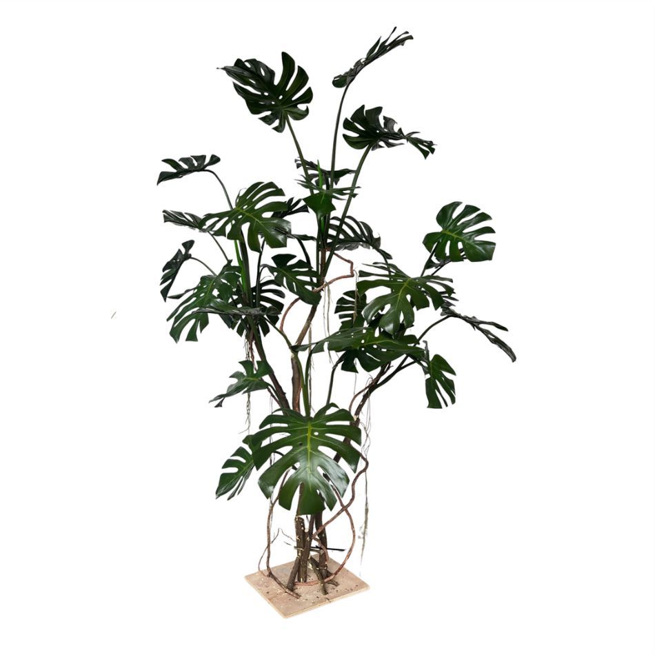 195CM High Similarity Artificial Monstera Plant Tropical Tree for Indoor Decor,195CM High Similarity Artificial Monstera Plant Tropical Tree for Indoor Decor