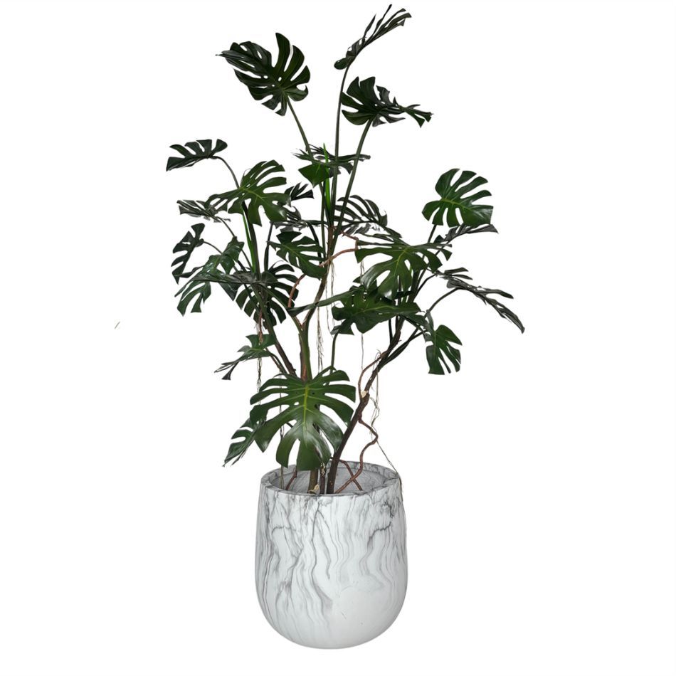 220CM Premium Quality Artificial Monstera Potted Plant For Interior Design,220CM Premium Quality Artificial Monstera Potted Plant For Interior Design