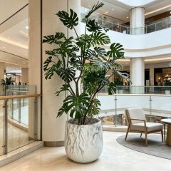 220CM Premium Quality Artificial Monstera Potted Plant For Interior Design,220CM Premium Quality Artificial Monstera Potted Plant For Interior Design