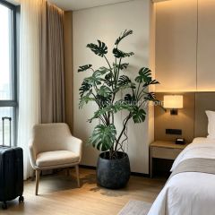 215CM High Similirity Artificial Monstera Plant With Pot for Indoor Decor,215CM High Similirity Artificial Monstera Plant With Pot for Indoor Decor
