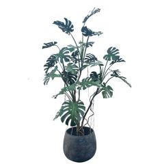 215CM High Similirity Artificial Monstera Plant With Pot for Indoor Decor,215CM High Similirity Artificial Monstera Plant With Pot for Indoor Decor