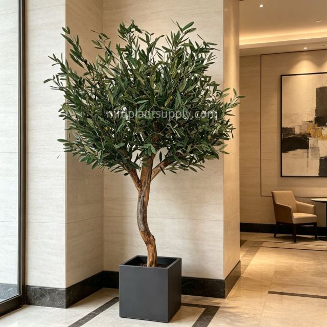 180CM Premium Quality Artificial Olive Landscape Tree for Interior Design,180CM Premium Quality Artificial Olive Landscape Tree for Interior Design