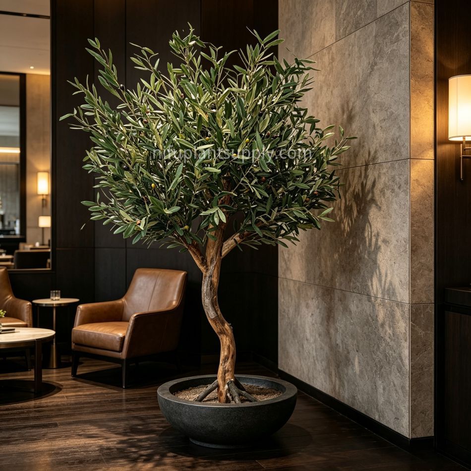 180CM Premium Quality Artificial Olive Landscape Tree for Interior Design,180CM Premium Quality Artificial Olive Landscape Tree for Interior Design