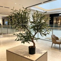 90CM Premium Quality Potted Artificial Olive Tree Natural Wood Trunk for Home Decor,90CM Premium Quality Potted Artificial Olive Tree Natural Wood Trunk for Home Decor
