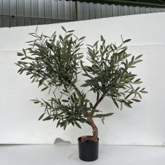 90CM Premium Quality Potted Artificial Olive Tree Natural Wood Trunk for Home Decor,90CM Premium Quality Potted Artificial Olive Tree Natural Wood Trunk for Home Decor