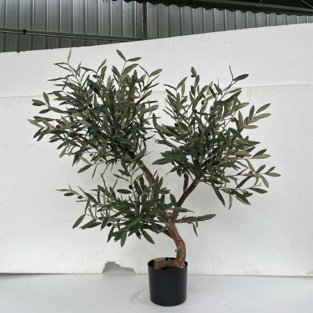 90CM Premium Quality Potted Artificial Olive Tree Natural Wood Trunk for Home Decor,90CM Premium Quality Potted Artificial Olive Tree Natural Wood Trunk for Home Decor