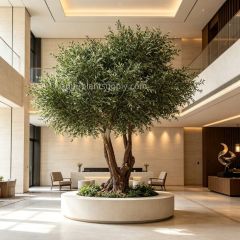 400CM Premium Quality Large Artificial Olive Tree Realistic Bark Trunk for Interior Decor,400CM Premium Quality Large Artificial Olive Tree Realistic Bark Trunk for Interior Decor