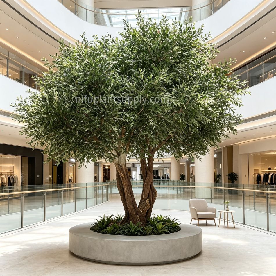 400CM Premium Quality Large Artificial Olive Tree Realistic Bark Trunk for Interior Decor,400CM Premium Quality Large Artificial Olive Tree Realistic Bark Trunk for Interior Decor