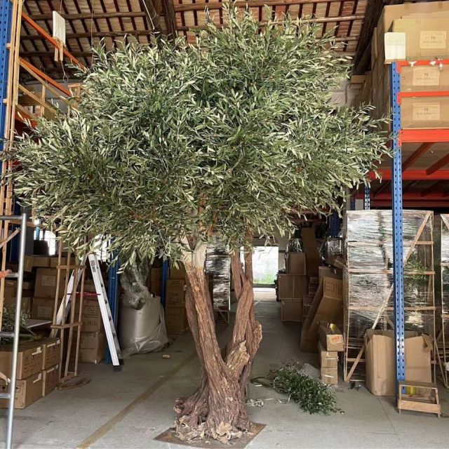 400CM Premium Quality Large Artificial Olive Tree Realistic Bark Trunk for Interior Decor,400CM Premium Quality Large Artificial Olive Tree Realistic Bark Trunk for Interior Decor