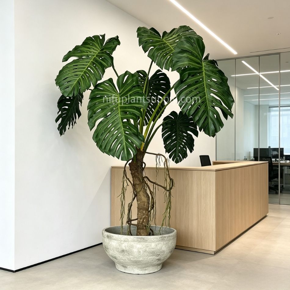 270CM Premium Quality Large Artificial Giant Monstera Potted Plant for Indoor Decor,270CM Premium Quality Large Artificial Giant Monstera Potted Plant for Indoor Decor