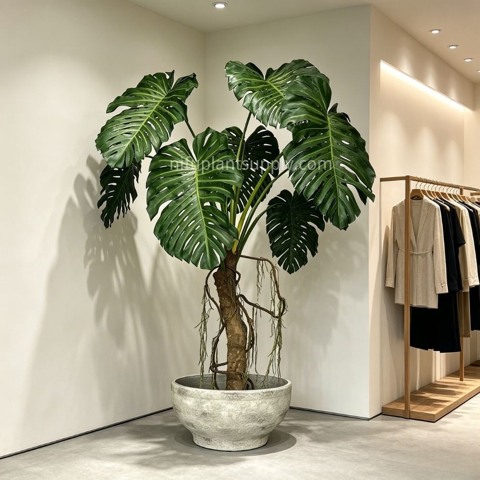 270CM Premium Quality Large Artificial Giant Monstera Potted Plant for Indoor Decor,270CM Premium Quality Large Artificial Giant Monstera Potted Plant for Indoor Decor