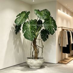 270CM Premium Quality Large Artificial Giant Monstera Potted Plant for Indoor Decor,270CM Premium Quality Large Artificial Giant Monstera Potted Plant for Indoor Decor
