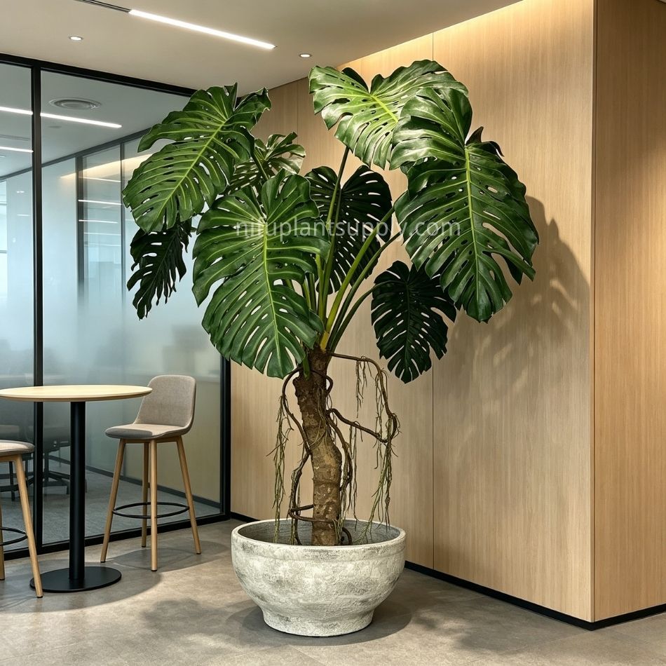 270CM Premium Quality Large Artificial Giant Monstera Potted Plant for Indoor Decor,270CM Premium Quality Large Artificial Giant Monstera Potted Plant for Indoor Decor