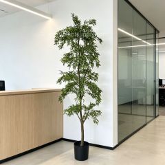 180CM Highly Realistic Artificial Green Maple Potted Tree for Interior Decor,180CM Highly Realistic Artificial Green Maple Potted Tree for Interior Decor