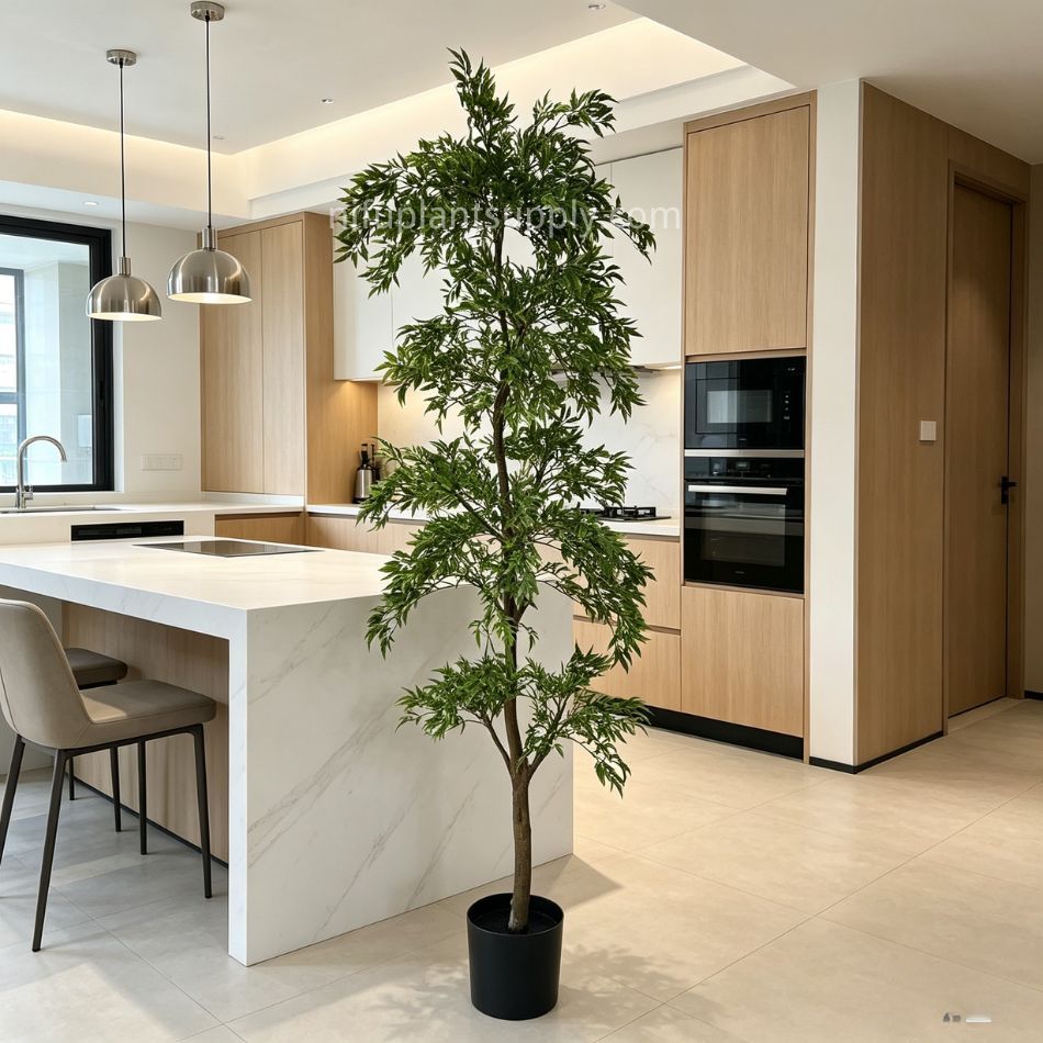 180CM Highly Realistic Artificial Green Maple Potted Tree for Interior Decor,180CM Highly Realistic Artificial Green Maple Potted Tree for Interior Decor
