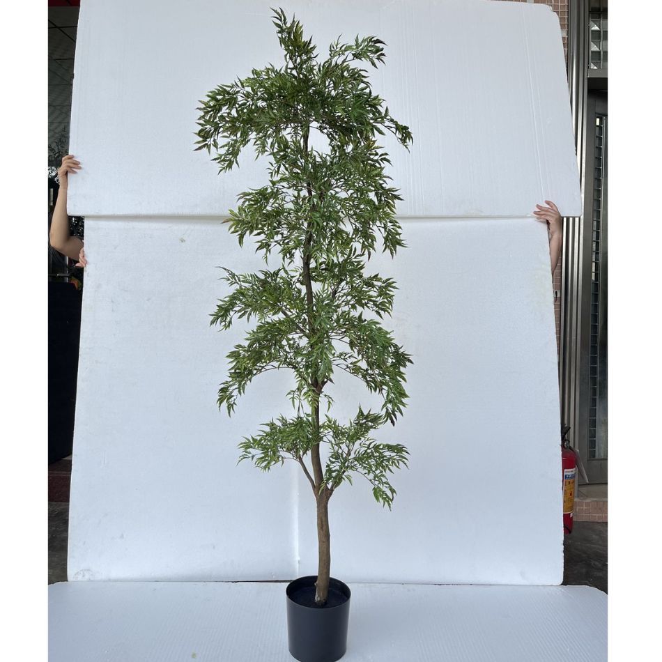 180CM Highly Realistic Artificial Green Maple Potted Tree for Interior Decor,180CM Highly Realistic Artificial Green Maple Potted Tree for Interior Decor