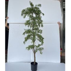 180CM Highly Realistic Artificial Green Maple Potted Tree for Interior Decor,180CM Highly Realistic Artificial Green Maple Potted Tree for Interior Decor