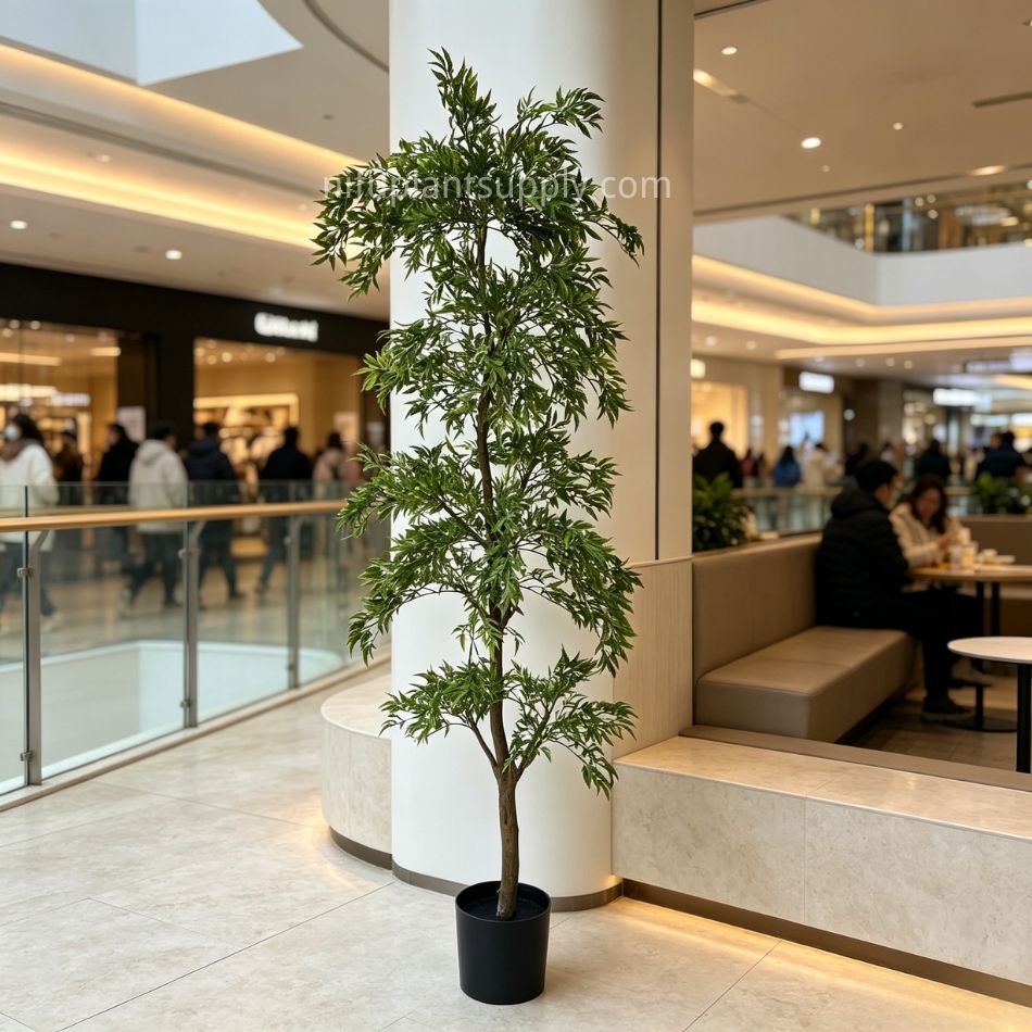 180CM Highly Realistic Artificial Green Maple Potted Tree for Interior Decor,180CM Highly Realistic Artificial Green Maple Potted Tree for Interior Decor