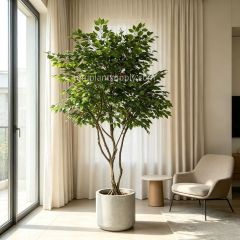 195CM High Simulated Artificial Ficus Tree for Interior Landscape Decor,195CM High Simulated Artificial Ficus Tree for Interior Landscape Decor