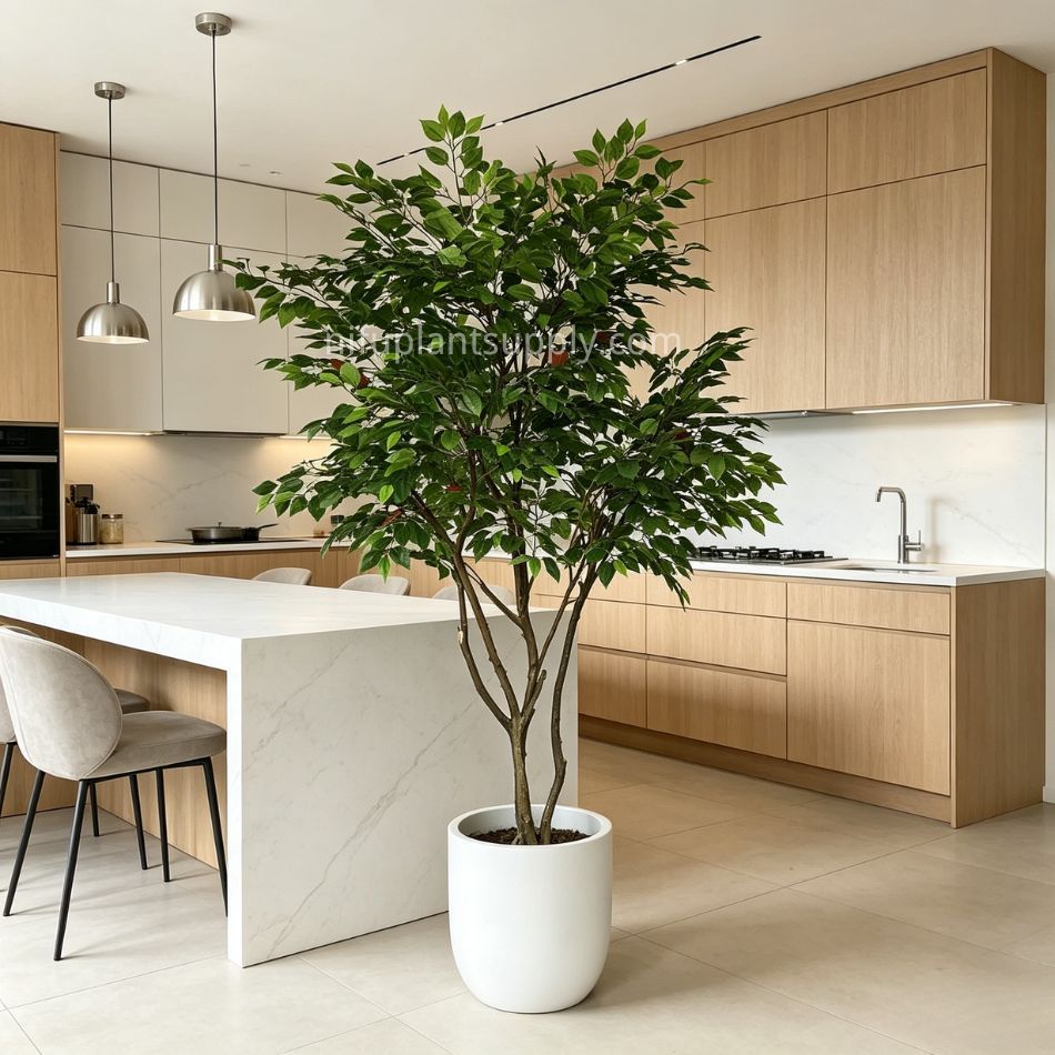 195CM High Simulated Artificial Ficus Tree for Interior Landscape Decor,195CM High Simulated Artificial Ficus Tree for Interior Landscape Decor