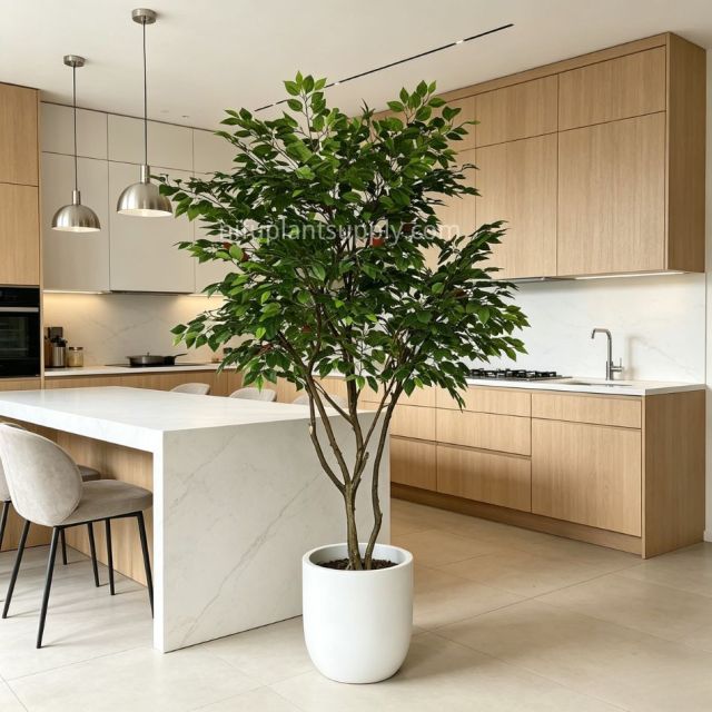 195CM High Simulated Artificial Ficus Tree for Interior Landscape Decor,195CM High Simulated Artificial Ficus Tree for Interior Landscape Decor