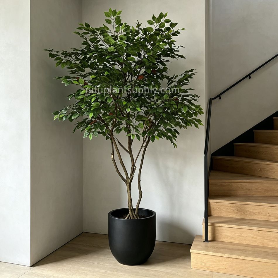 195CM High Simulated Artificial Ficus Tree for Interior Landscape Decor,195CM High Simulated Artificial Ficus Tree for Interior Landscape Decor