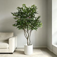 195CM High Simulated Artificial Ficus Tree for Interior Landscape Decor,195CM High Simulated Artificial Ficus Tree for Interior Landscape Decor