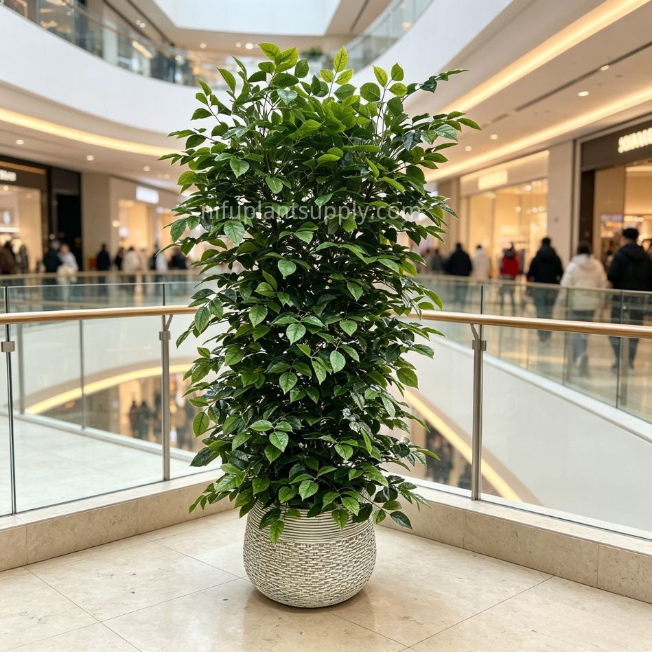 185CM Full Bushy Large Artificial Leafy Potted Tree for Indoor Decor,185CM Full Bushy Large Artificial Leafy Potted Tree for Indoor Decor