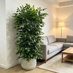 185CM Full Bushy Large Artificial Leafy Potted Tree for Indoor Decor,185CM Full Bushy Large Artificial Leafy Potted Tree for Indoor Decor