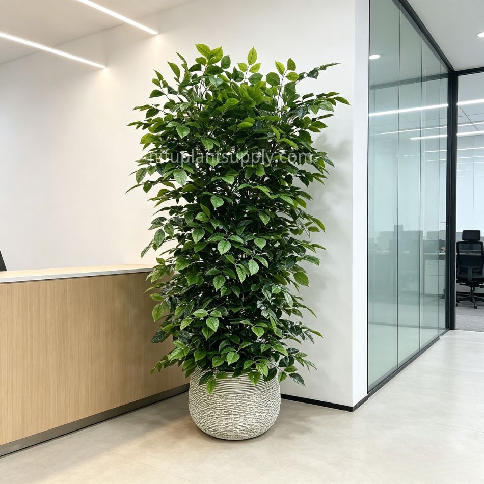 185CM Full Bushy Large Artificial Leafy Potted Tree for Indoor Decor,185CM Full Bushy Large Artificial Leafy Potted Tree for Indoor Decor