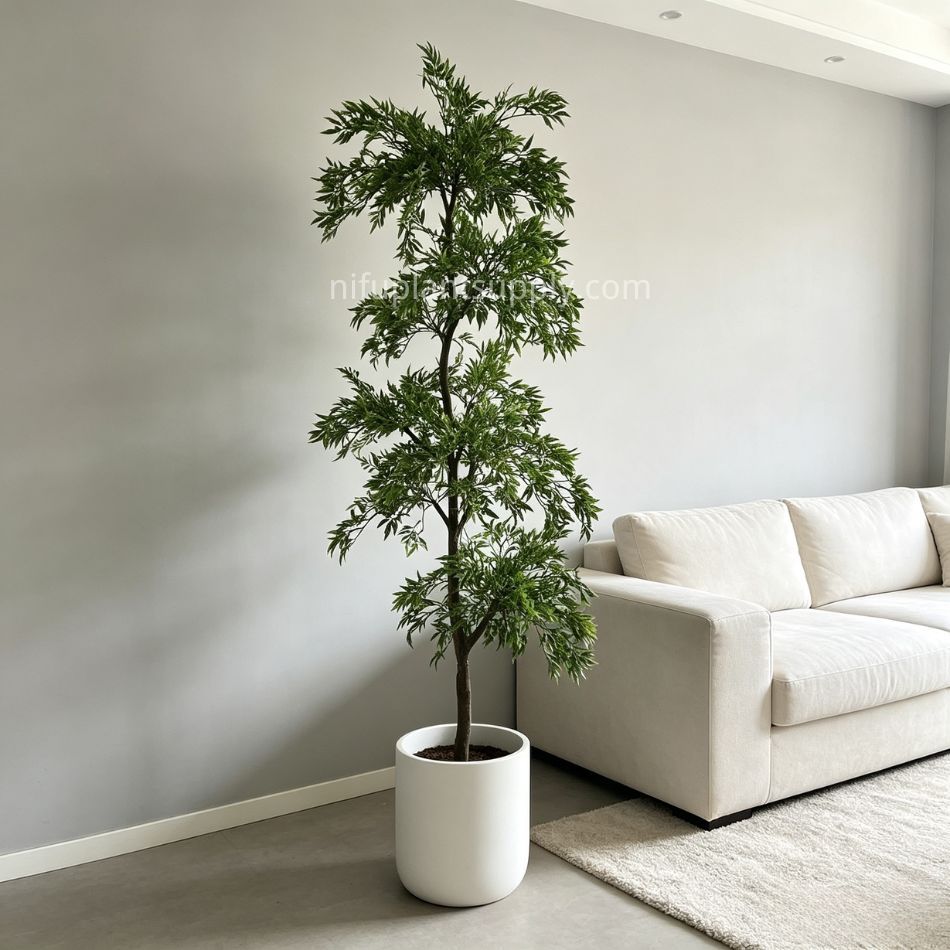 220CM Premium Quality Large Artificial Nandina Tree for Indoor Home Decor,220CM Premium Quality Large Artificial Nandina Tree for Indoor Home Decor