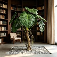 255CM Premium Quality Artificial Monstera Tree with Aerial Roots for Indoor Decor,255CM Premium Quality Artificial Monstera Tree with Aerial Roots for Indoor Decor