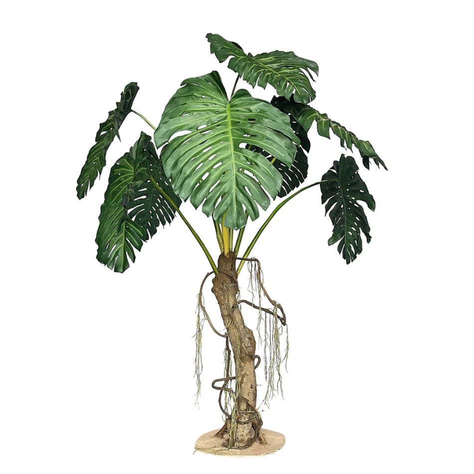 255CM Premium Quality Artificial Monstera Tree with Aerial Roots for Indoor Decor,255CM Premium Quality Artificial Monstera Tree with Aerial Roots for Indoor Decor