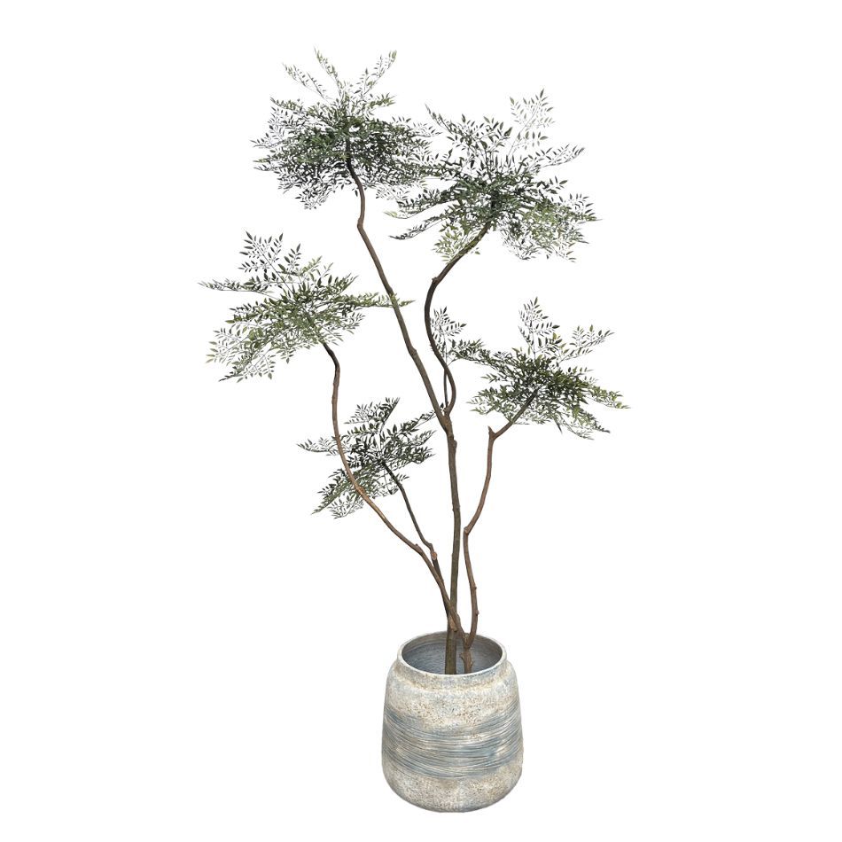 220CM Premium Quality Large Artificial Nandina Potted Tree for Home Decor,220CM Premium Quality Large Artificial Nandina Potted Tree for Home Decor