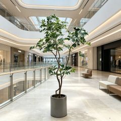 210CM High Similarity Large Artificial Schefflera Potted Tree for Interior Design,210CM High Similarity Large Artificial Schefflera Potted Tree for Interior Design