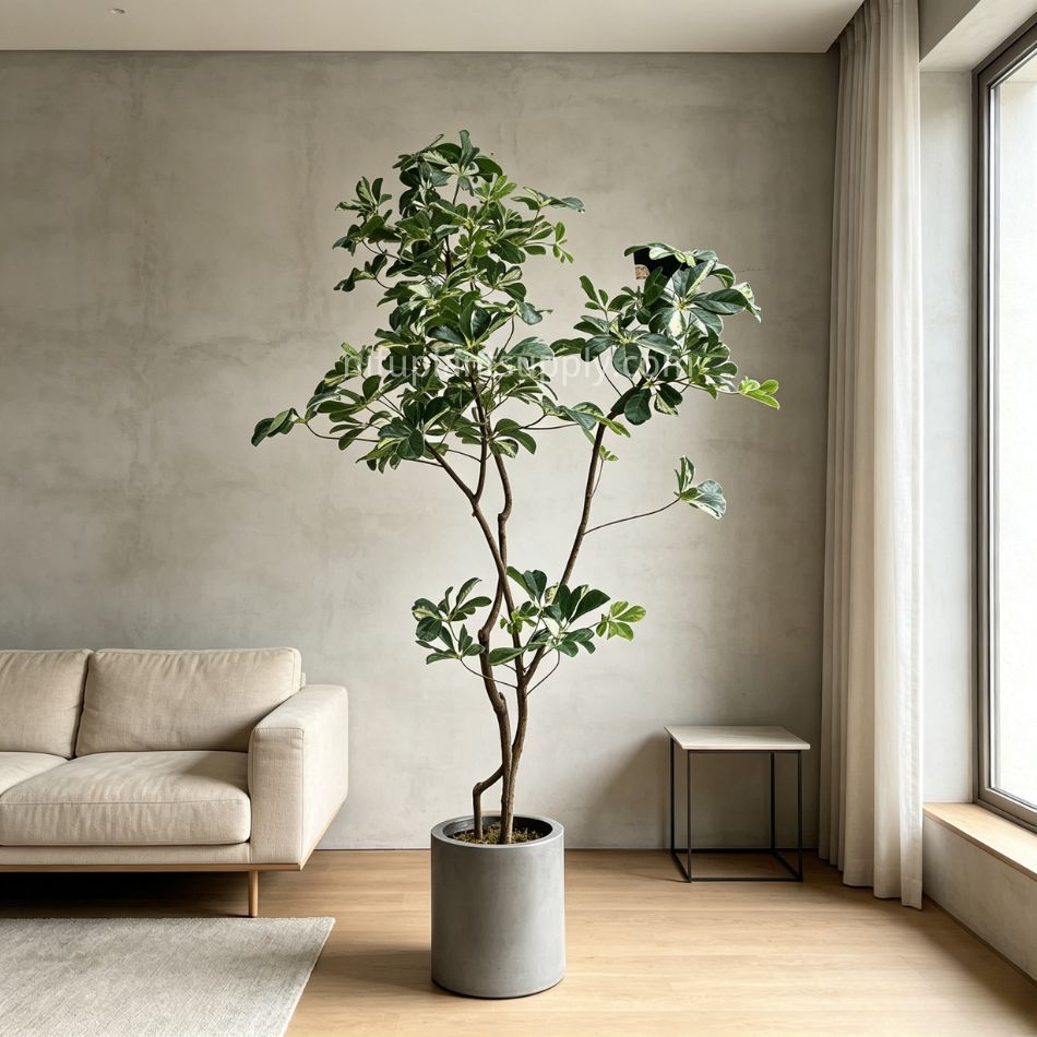 210CM High Similarity Large Artificial Schefflera Potted Tree for Interior Design,210CM High Similarity Large Artificial Schefflera Potted Tree for Interior Design