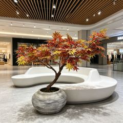 85CM Highly Realistic Artificial Maple Bonsai Potted Tree for Interior Design,85CM Highly Realistic Artificial Maple Bonsai Potted Tree for Interior Design