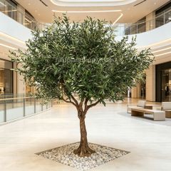 280CM High Simulated Large Artificial Olive Tree for Interior Design,280CM High Simulated Large Artificial Olive Tree for Interior Design