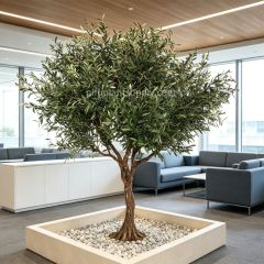 280CM High Simulated Large Artificial Olive Tree for Interior Design,280CM High Simulated Large Artificial Olive Tree for Interior Design