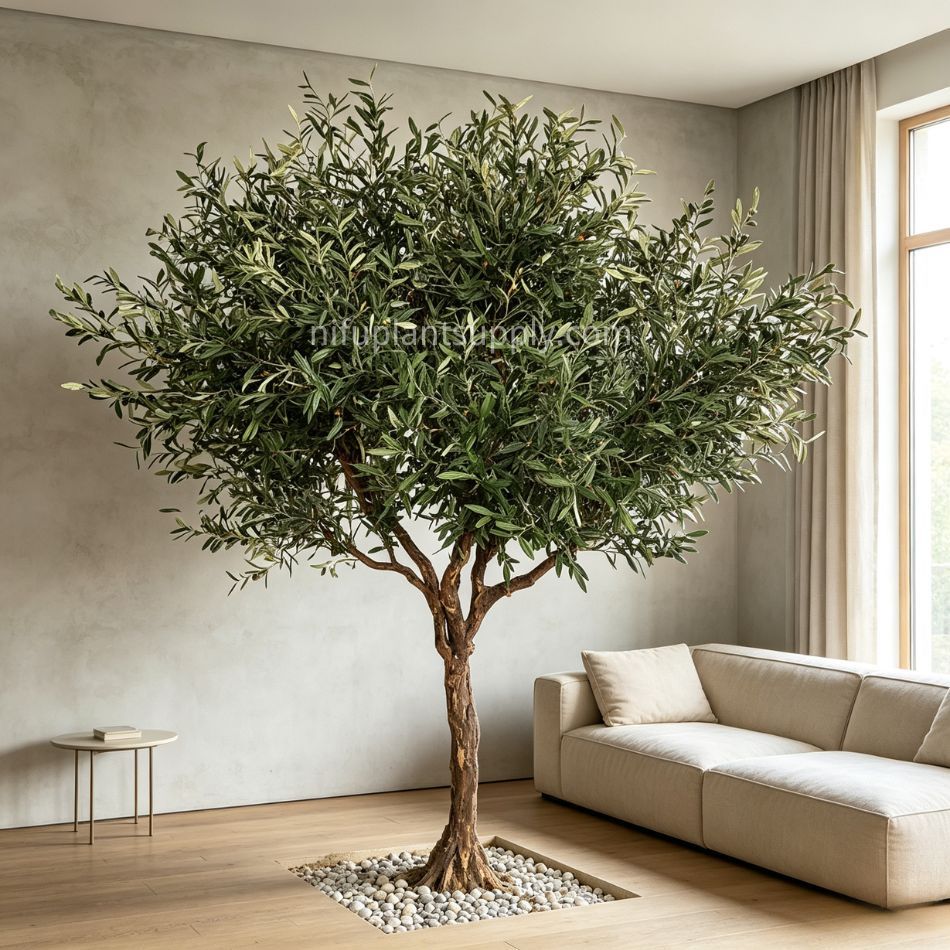 280CM High Simulated Large Artificial Olive Tree for Interior Design,280CM High Simulated Large Artificial Olive Tree for Interior Design