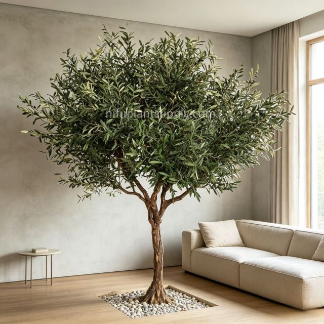 280CM High Simulated Large Artificial Olive Tree for Interior Design,280CM High Simulated Large Artificial Olive Tree for Interior Design