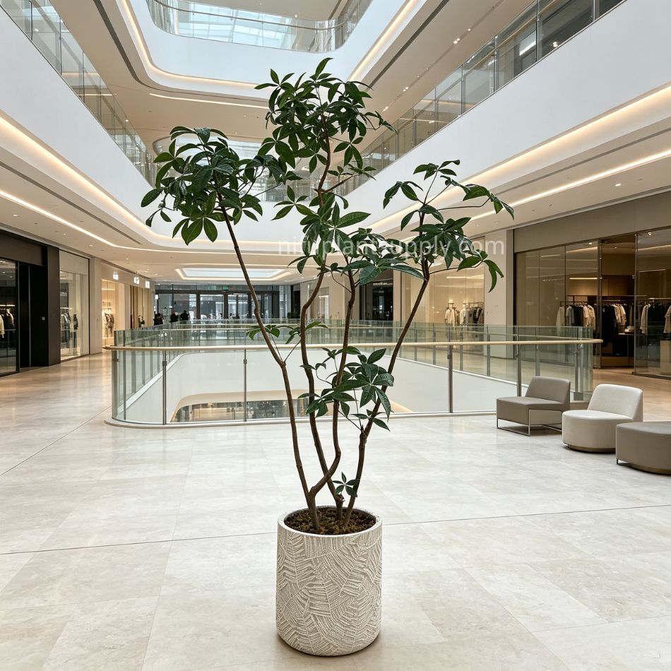 230CM High Quality Artificial Schefflera Potted Tree for Home Decor,230CM High Quality Artificial Schefflera Potted Tree for Home Decor