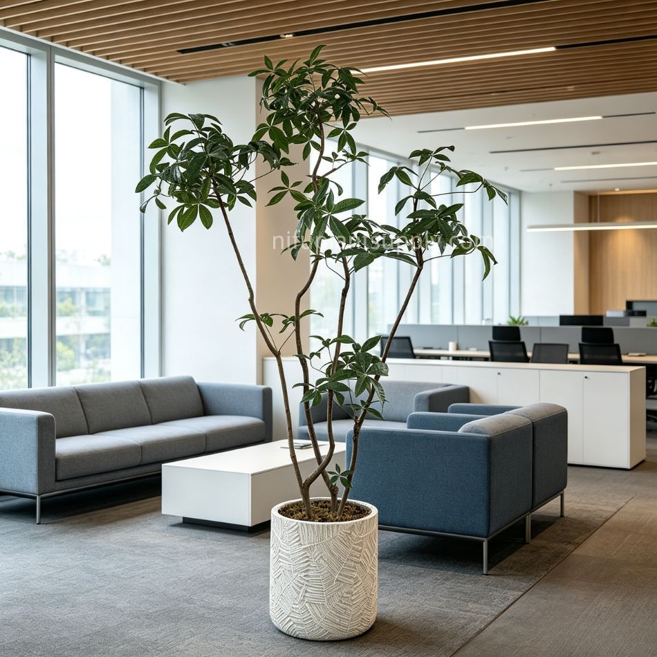 230CM High Quality Artificial Schefflera Potted Tree for Home Decor,230CM High Quality Artificial Schefflera Potted Tree for Home Decor