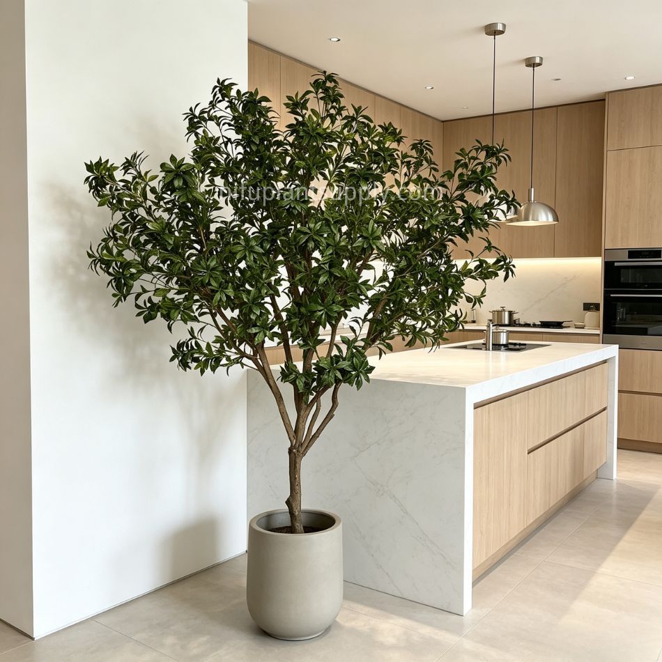 230CM Highly Realistic Large Artificial Pieris Tree for Interior Design,230CM Highly Realistic Large Artificial Pieris Tree for Interior Design