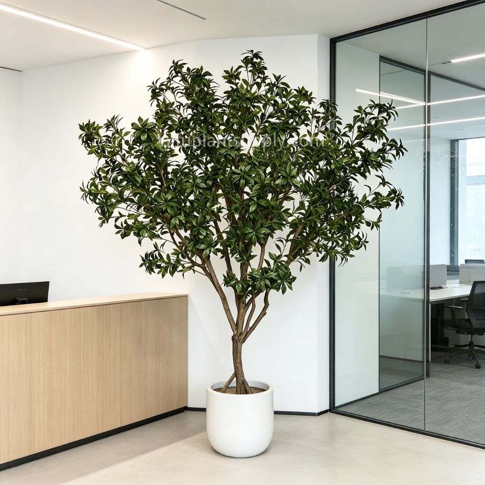 230CM Highly Realistic Large Artificial Pieris Tree for Interior Design,230CM Highly Realistic Large Artificial Pieris Tree for Interior Design
