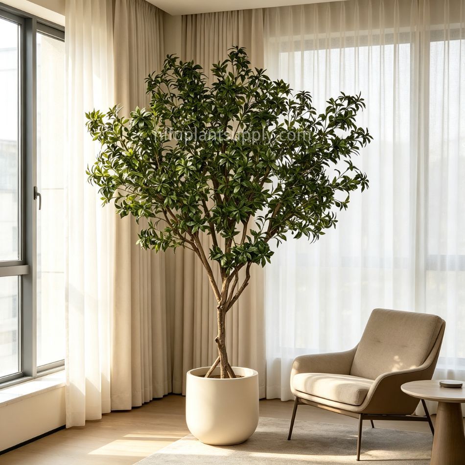230CM Highly Realistic Large Artificial Pieris Tree for Interior Design,230CM Highly Realistic Large Artificial Pieris Tree for Interior Design