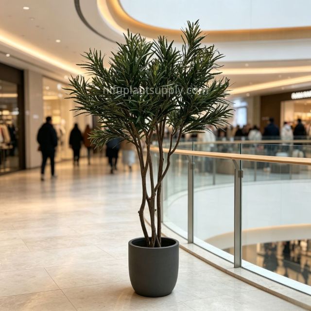 200CM Highly Realistic Large Artificial Pieris Tree for Interior Design,200CM Highly Realistic Large Artificial Pieris Tree for Interior Design