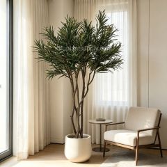 200CM Highly Realistic Large Artificial Pieris Tree for Interior Design,200CM Highly Realistic Large Artificial Pieris Tree for Interior Design